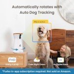 360° Smart Dog Camera with Treat Launcher