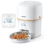 Automatic Cat Feeder with Stainless Steel Bowl