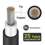 Newpowa 10AWG Solar Extension Cables with Connectors