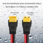 30FT XT60 Extension Cable for Solar Power Stations