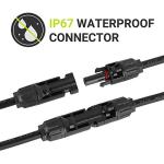 Newpowa 10AWG Solar Extension Cables with Connectors