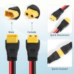 30FT XT60 Extension Cable for Solar Power Stations