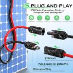 Vansdon 30FT XT60 Solar Charging Extension Cable