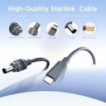 Gtaywell Starlink Mini USB-C to DC Power Cable