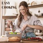 SODAY 15-Piece Non-Stick Stackable Cookware Set