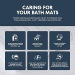 Soft Cotton Spa Bath Mat Set for Luxury Comfort