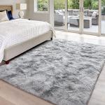 Large Soft Tie-Dyed Shag Area Rug for Home