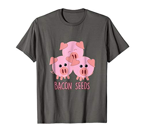 Funny Paleo / Keto Bacon seeds three pigs T-shirt