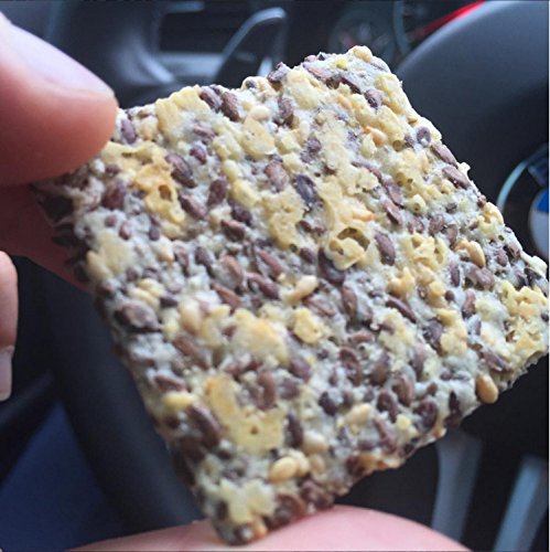 Paleo & Primal Thin Crackers) (Salt & Pepper & Parmesan) (Organic, Low Carb, Gluten-Free, Grain-Free)(Variety 2 Pack)