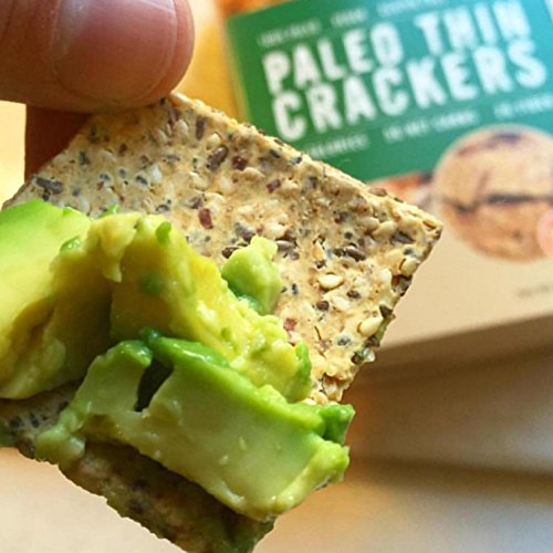 Paleo & Primal Thin Crackers) (Salt & Pepper & Parmesan) (Organic, Low Carb, Gluten-Free, Grain-Free)(Variety 2 Pack)