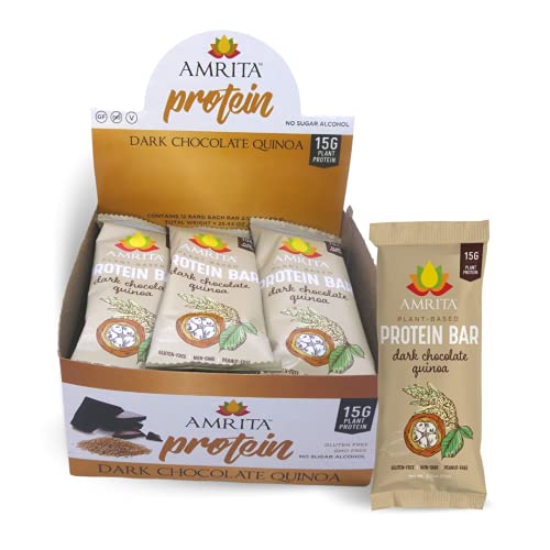KETO and Paleo Friendly Nut Free Protein Bars (Dark Chocolate Quinoa)
