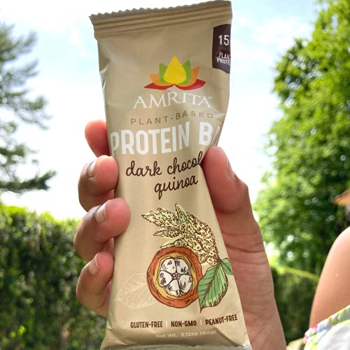 KETO and Paleo Friendly Nut Free Protein Bars (Dark Chocolate Quinoa)