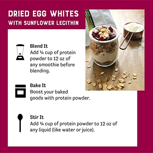 Judee’s Unflavored Egg White Protein Powder for Fast Blending 4 lb - 100% Non-GMO, Keto-Friendly, Pasteurized - Dairy-Free, Soy-Free, Paleo-Friendly, Gluten-Free and Nut-Free - Made in USA