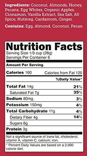 Paleo Granola: Cinn-Ful Apple, Gluten-Free, 6oz