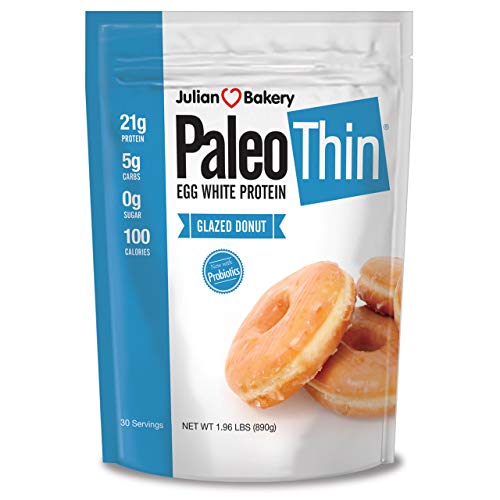 Paleo Protein Powder Glazed Donut (2 LBS Total)(30 Servings Total) (Keto/Low Carb) (Soy/GMO/Gluten Free)