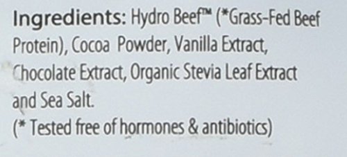 Paleo Protein Double Chocolate Powder (2lbs) (2 Carbs) (30 Servings) (Grass Fed Beef)