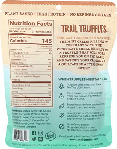 Trail Truffles Mint Creme Protein Bites (Single Pack)