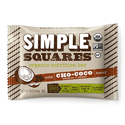 Simple Squares Organic Snack Bar, 19 Ounce