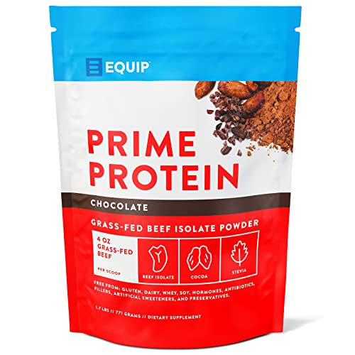 Chocolate Beef Paleo Protein Powder: Keto Collagen Low Carb Ketogenic Diet Supplement Vital for Caveman & Carnivore Nutrition of Ancient Source. Best as Gelatin Muscle Meat Proteins Drink. Equip Foods