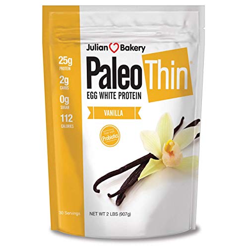 Paleo Protein Powder Vanilla (Egg Whites) (2lbs) (Soy Free) w/Monk Fruit
