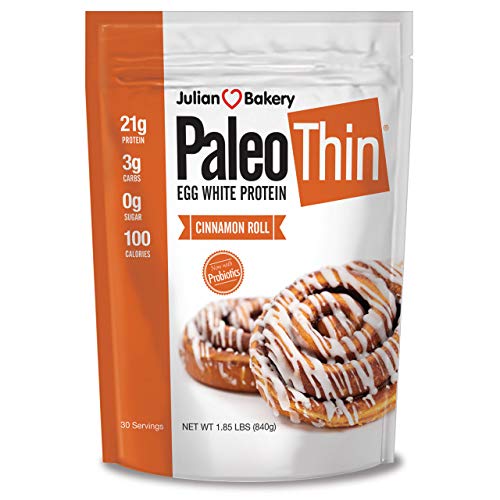 Paleo Protein Powder Cinnamon Roll (30 Servings Total) (Keto/Low Carb) (Soy/GMO/Gluten Free), 1.85 Pound (Pack of 1)