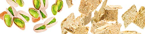 Tutti Gourmet Gluten Free Snacks Bites (Pistachio & Anise) - No Added Sugar - (3 Pack) 3 x 2.8 oz - Paleo Snacks - Vegan Snacks - Healthy Snacks - Great For Lunch Boxes