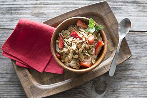 ELAN Premium Paleo Nut Granola, Low Carb Keto Diet Friendly Snacks, Healthy Grain Free Breakfast Cereal & Trail Mix To Go (Cashew Macadamia Brazil Nuts, 12 Pack Shot Bags)