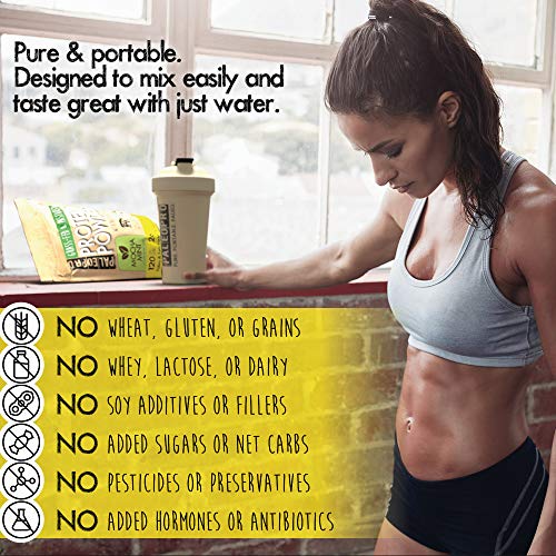 PaleoPro Protein Powder, Gluten Free, Dairy Free, Whey Free, Soy Free, No Added Hormones, Pastured Grass-fed Beef, Minimally Processed Paleo Ingredients, 1lb/454g, About 15 Servings, Mayan Mocha