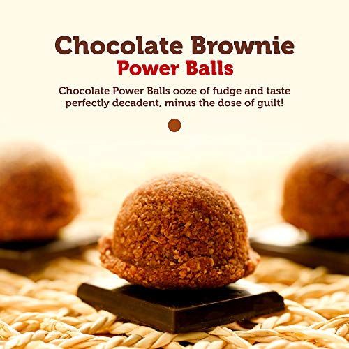 Paleo Angel Power Balls Healthy Paleo Approved Gluten Free Protein Snack Bars (Chocolate 4-Pack)