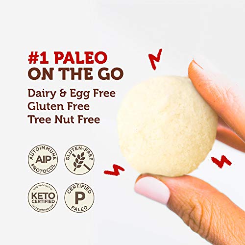 Paleo Angel Power Balls Healthy Paleo Approved Gluten Free AIP Protein Snack Bars (4 Pack) (Vanilla)