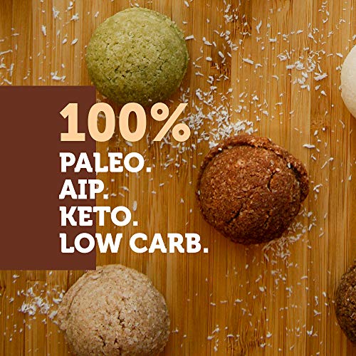 Paleo Angel Power Balls Healthy Paleo Approved Gluten Free Protein Snack Bars (Chocolate 4-Pack)