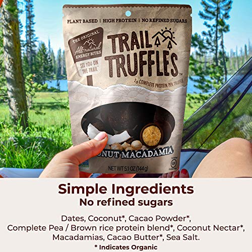 Trail Truffles Coconut Macadamia Protein Bites (Single Pack)