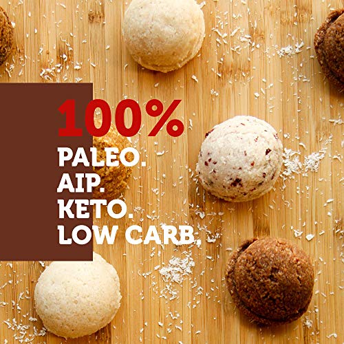 Paleo Angel Power Balls Healthy Paleo Approved Gluten Free AIP Protein Snack Bars (AIP Variety 4-Pack)