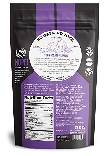 Paleo Granola, Uber Chocolate, Gluten-Free Breakfast Cereal