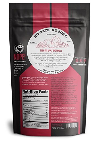 Bubbas Fine Foods Paleo Cinn-Ful Apple Granola