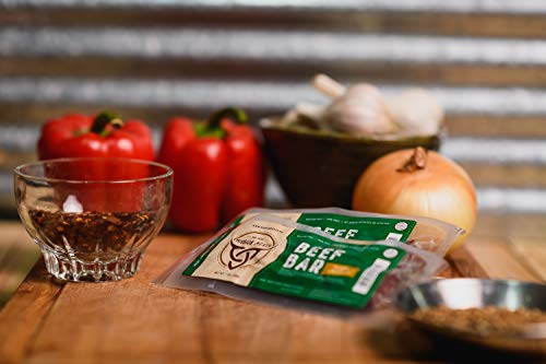 Sugar Free Keto Snacks Grass Fed Beef Bars (144-Count)