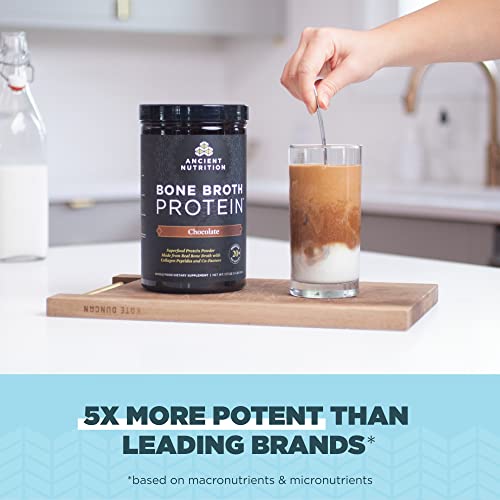 Real Bone Broth Protein Powder, Chocolate Flavor