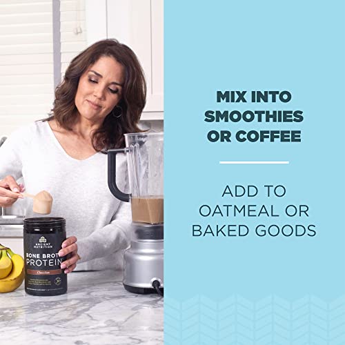 Real Bone Broth Protein Powder, Chocolate Flavor