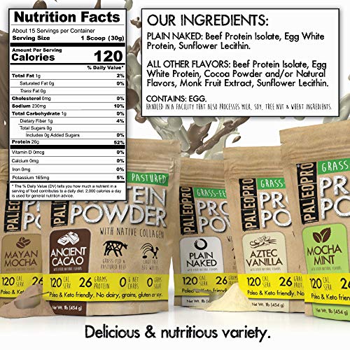 PALEOPRO Protein Powder Paleo Cacao, 16 OZ