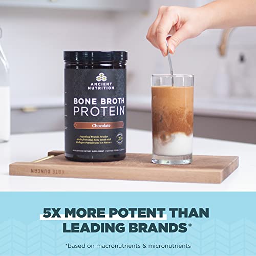 Ancient Nutrition Chocolate Bone Broth Protein Powder (40 Servings)