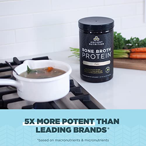 Real Bone Broth Protein Powder, Unflavored - 20g Protein