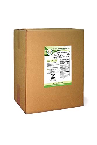 Judee's Egg White Protein Powder 44 LB Bulk - Keto, Non GMO - Dairy Free, Soy Free - 20g Protein Per Serving - Dedicated Gluten & Nut Free Facility - Made in USA