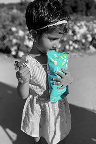 Lotus Pops - Popped Lotus (Water Lily) Seed Snacks – Low Calorie Gluten Free Snacks | Plant Protein | Roasted Not-Fried | Paleo | GrainFree | Non GMO | Healthy Dessert | (Creamy Coconut 4 2oz Packs)