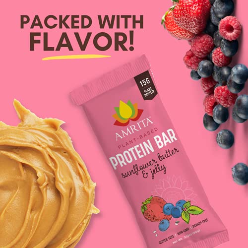 KETO and Paleo Friendly Nut Free Protein Bars (Sunflower Butter and Jelly)