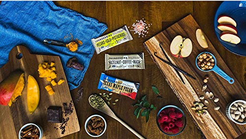 Thunderbird Paleo and Vegan Real Food Bars - Sampler Pack - Box of 15 - no Added Sugar, Grain-Free, Vegan, Non-GMO