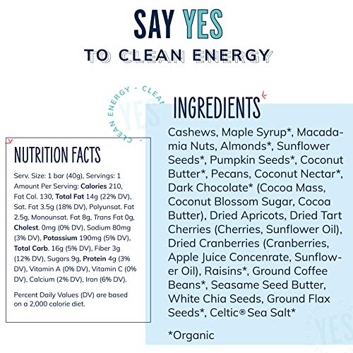 The YES Bar – – (6Count) Plant Based Protein, Decadent Snack bar – Vegan, Paleo, Gluten Free, Low Sugar, Healthy Snack, Breakfast, On-The-Go, for Kids & Family, Coffee Chocolate, 8.4 Oz