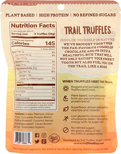 Trail Truffles Peanut Butter Cup Protein Bites (Single Pack)
