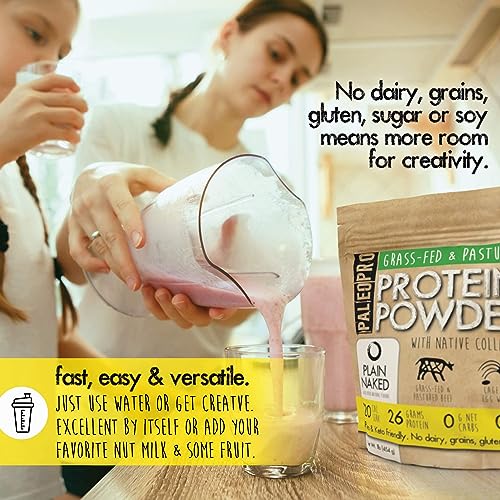 PaleoPro Protein Powder (Aztec Vanilla 1lb.) Grass-Fed, Pastured, Cage-Free Protein | Gluten Free, Dairy Free. No Sugar, Soy, Grains or Net Carbs | Paleo & Keto Friendly (15 Servings)