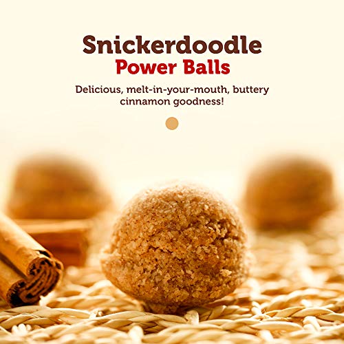 Paleo Angel Power Balls Healthy Paleo Approved Gluten Free AIP Protein Snack Bars (4 Pack) (Snickerdoodle)