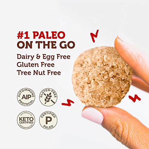 Paleo Angel Power Balls Healthy Paleo Approved Gluten Free AIP Protein Snack Bars (4 Pack) (Snickerdoodle)